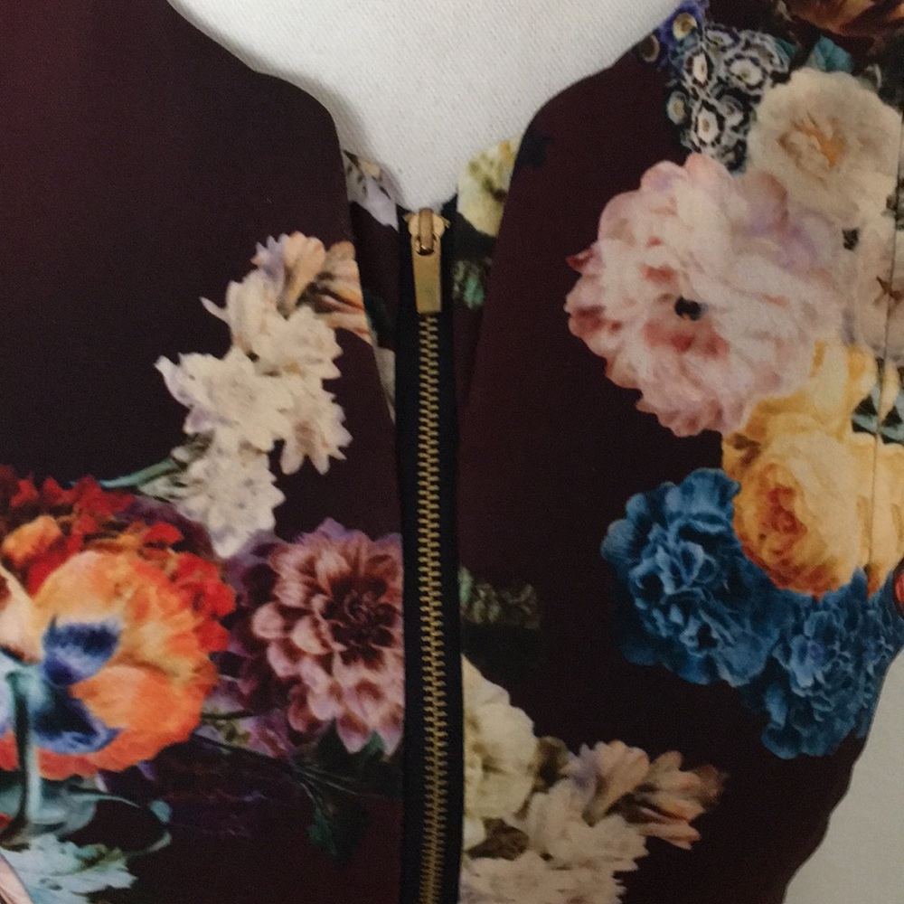 Nordstrom McGinn Floral Dress 2 NWT - Picture 2 of 5